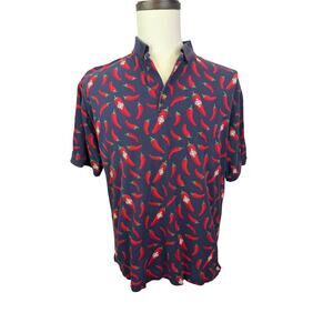 Tabasco blue Polo Shirt vintage 1990s- men’s size Large